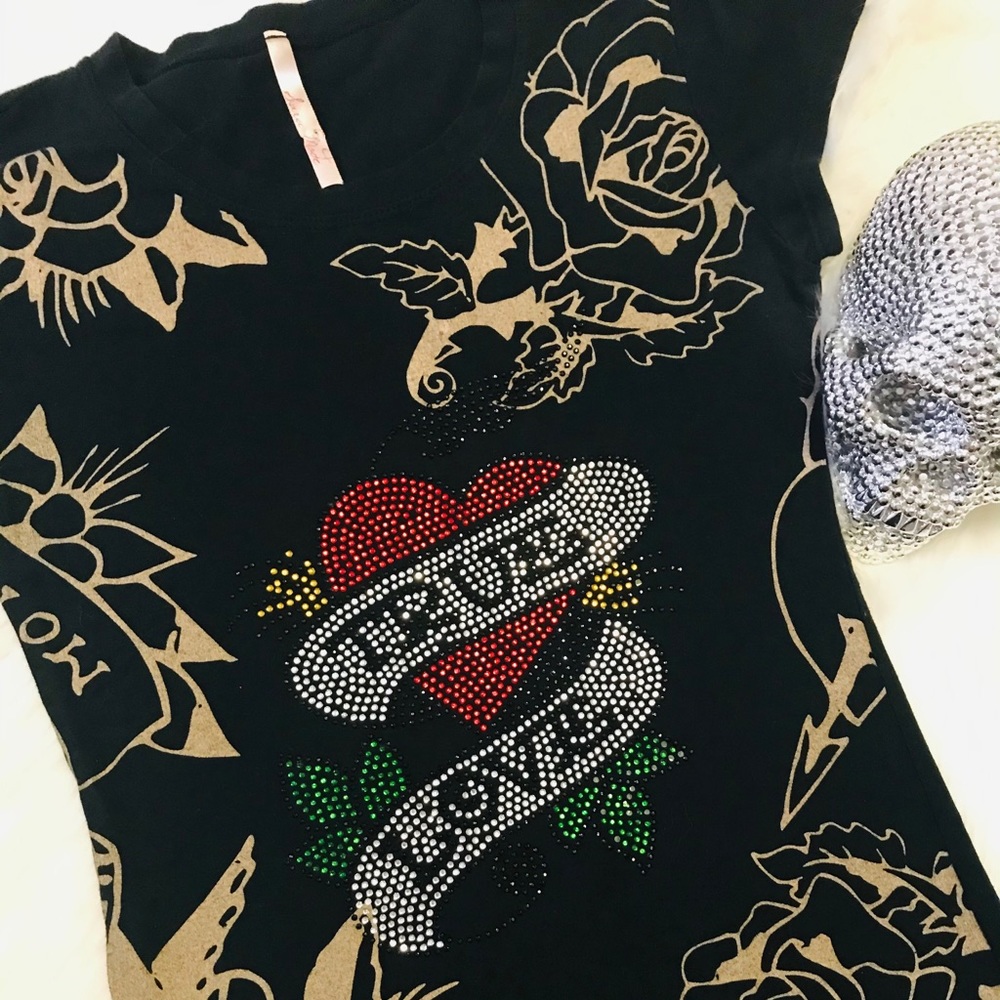 True Love Crystal rocker tee